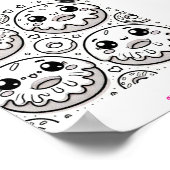 かわいいドーナツページ ポスター (角)