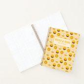 かわいいドーナツ型パーソナライズされたスパイラルノートブック ノートブック (内部)