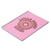 かわいいドーナツ好き | 子供 ノートブック (左側)