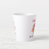 かわいいドーナツ花嫁プロポーザルラテマグ カフェラテマグ (正面)