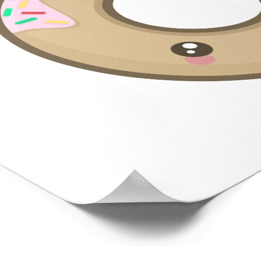 かわいいドーナツ ポスター (角)