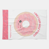 かわいいドーナツIのみ調理師ホールフーズ キッチンタオル (横)