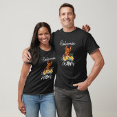 かわいいドーベルマン・ママ ひまわり ドッグママ 母の日 Tシャツ (ユニセックス)