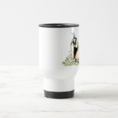 かわいいナイジェリアの小型ヤギおよび子供 トラベルマグ (中央)