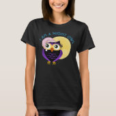 かわいいナイトオウルTシャツ Tシャツ (正面)
