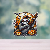 かわいいナイトスロスハロウィンクラシックのTシャツ アクリルサイン (ニュートラル)