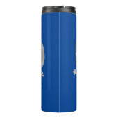 かわいいナイフのフォークとスプーン刃物の漫画 タンブラー (裏面)