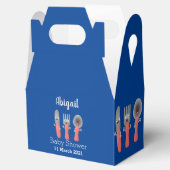 かわいいナイフのフォークとスプーン刃物の漫画 フェイバーボックス (オープン)