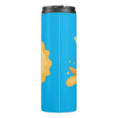 かわいいナチョスコーンチップスサーフィン漫画 タンブラー (裏面)