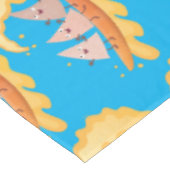 かわいいナチョスコーンチップスサーフィン漫画 テーブルクロス (アングル)