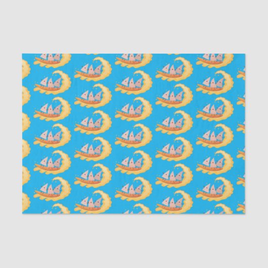 かわいいナチョスコーンチップスサーフィン漫画 薄葉紙 (正面)