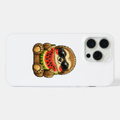 かわいいナマケモノとスイカ iPhoneケース (裏面横)