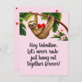 かわいいナマケモノと一緒に永遠にゆっくり過ごそう シーズンカード (正面/裏面)