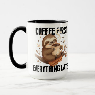 かわいいナマケモノのコーヒーマグのギフト マグカップ