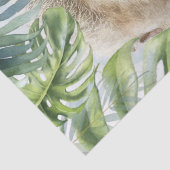 かわいいナマケモノのトロピカルジャングル 薄葉紙 (詳細)