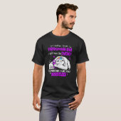 かわいいナマケモノのユニコーン 私は線維筋痛症に苦しんでいます Tシャツ (正面フル)