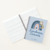 かわいいナマケモノの子供用カスタマイズ商品 ノートブック (内部)