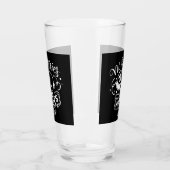 かわいいナマケモノの心配の言葉アート タンブラーグラス (左)