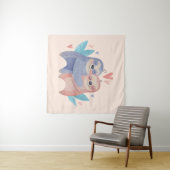 かわいいナマケモノの恋 タペストリー (インサイチュ(横))