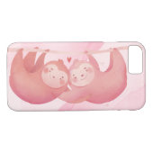 かわいいナマケモノの恋 Case-Mate iPhoneケース (裏面(横))