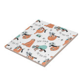 かわいいナマケモノの柄 タイル (側面)