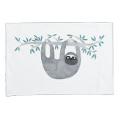 かわいいナマケモノの水彩 枕カバー (正面右)