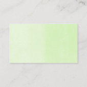 かわいいナマケモノの熱帯緑おむつラッフルカード エンクロージャーカード (裏面)