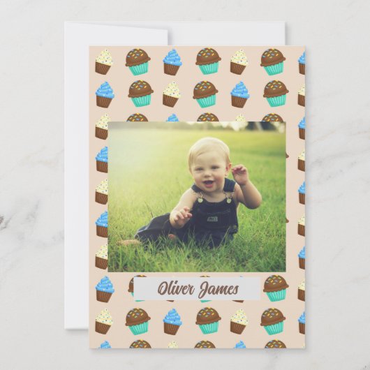 かわいいナマケモノの誕生日パーティー 招待状 (裏面)