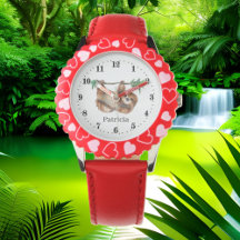 かわいいナマケモノの追加の名前ウォッチ