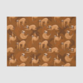 かわいいナマケモノパーティーどんな目的でも 薄葉紙 (正面)