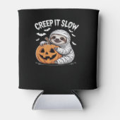 かわいいナマケモノ愛好家おかしなハロウィンカボチャEssentia 缶クーラー (正面)