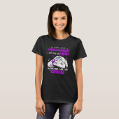 かわいいナマケモノ私は線維筋痛戦争に苦しむ Tシャツ (正面フル)