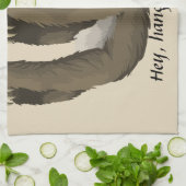 かわいいナマケモノ ||おいつる戻れ！ キッチンタオル (折り畳み)