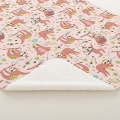 かわいいナマケモノ シェルパブランケット (3/4)