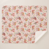 かわいいナマケモノ シェルパブランケット (正面(横))