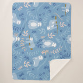 かわいいナマケモノ シェルパブランケット (正面)