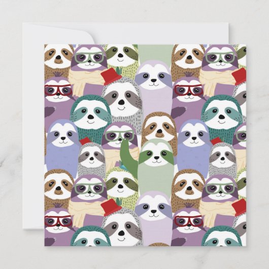 かわいいナマケモノ シーズンカード (正面)