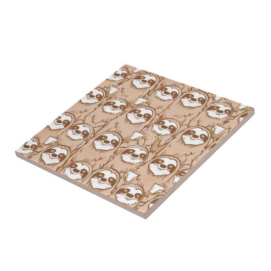 かわいいナマケモノ タイル (側面)