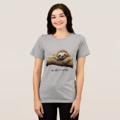 かわいいナマケモノ トライブレンドＴシャツ (正面全面)