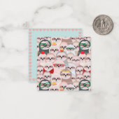 かわいいナマケモノ ノートカード (正面/裏面インサイチュ)