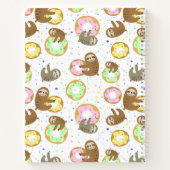 かわいいナマケモノ ノートブック (裏面)