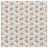 かわいいナマケモノ ファブリック (見本)