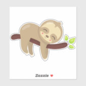 かわいいナマケモノ，ベビーナマケモノ，怠け者ナケモノ，眠れるナケモノ シール (シート)