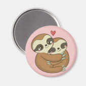 かわいいナマケモノ マグネット (正面/裏面)