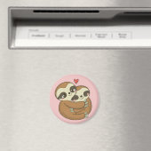 かわいいナマケモノ マグネット (インサイチュ (食洗機))