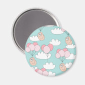 かわいいナマケモノ マグネット (正面/裏面)