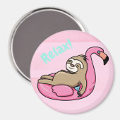 かわいいナマケモノ マグネット (正面/裏面)