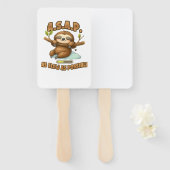 かわいいナマケモノ ASAP � 可能な限りゆっくり クラシックTシャツ ハンドファン (正面&裏面)