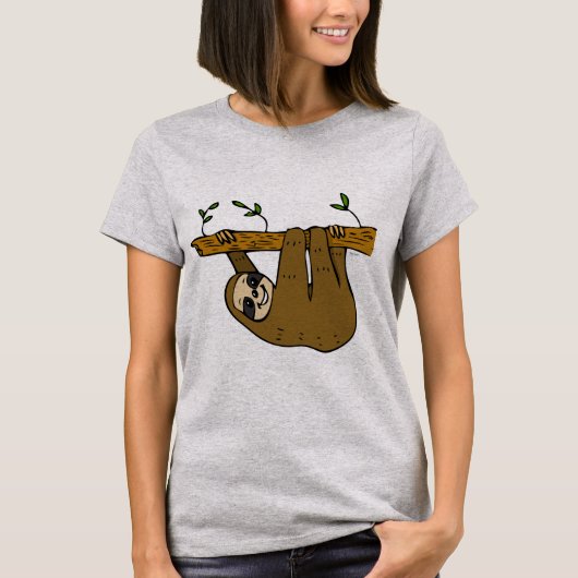 かわいいナマケモノ Tシャツ (正面)