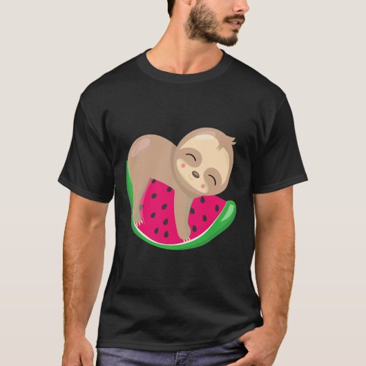 かわいいナマゲスイカ Tシャツ (正面)